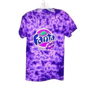 Officially Licensed Coca-Cola Brand Fanta Grape Tee Purple Small